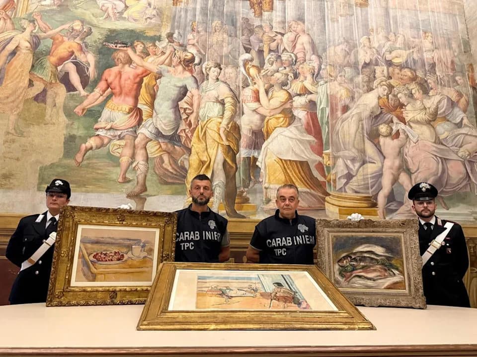 Three Masterpieces Worth Over $10 Million Recovered After Three-Minute Heist Near Parma