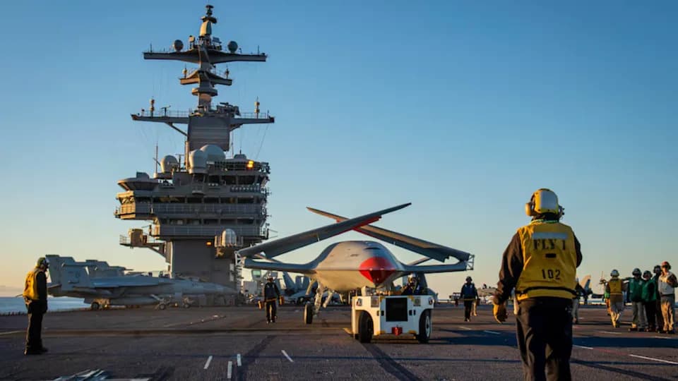 USS Theodore Roosevelt Declared First Fully Operational MQ-25 Carrier — Ronald Reagan To Follow By August 2026