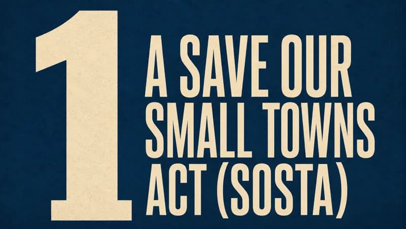 Townfall — Eight Strategies to Rescue South Carolina’s Small Towns