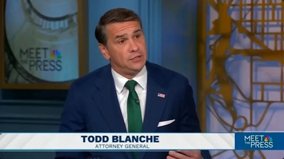 Todd Blanche Refuses To Pledge DOJ Independence, Says He'll Consider Trump's Views While Rejecting 'Yes Man' Label