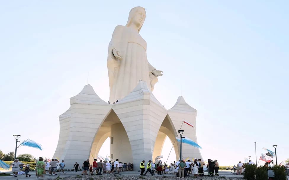 182ft Virgin Mary Statue Unveiled in Konotopie — Poland's New Pilgrimage Landmark