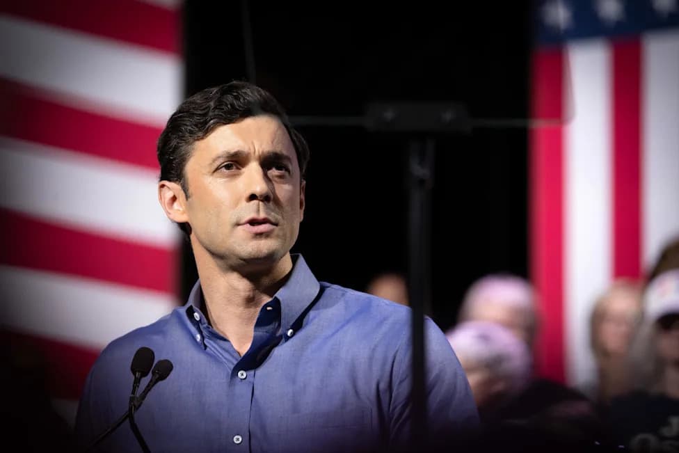 Ossoff Labels Trump a 'Draft-Dodging, Crook President' While Defending Mark Kelly