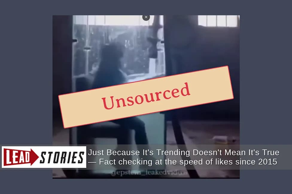 Fact Check: No Verifiable Link Between Viral Glass Water-Tank Video, Epstein Files, or The Cell