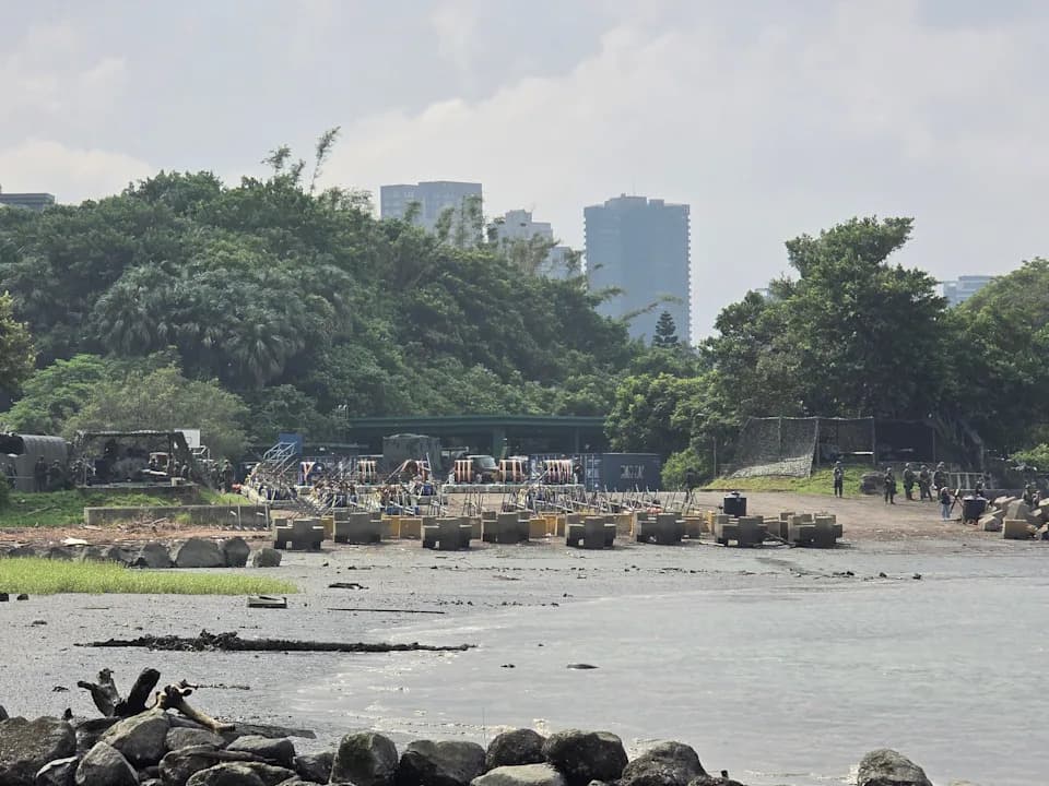 Taiwan Deploys Aging CM-11 'Brave Tiger' Tanks In Fixed Positions To Guard The Tamsui River
