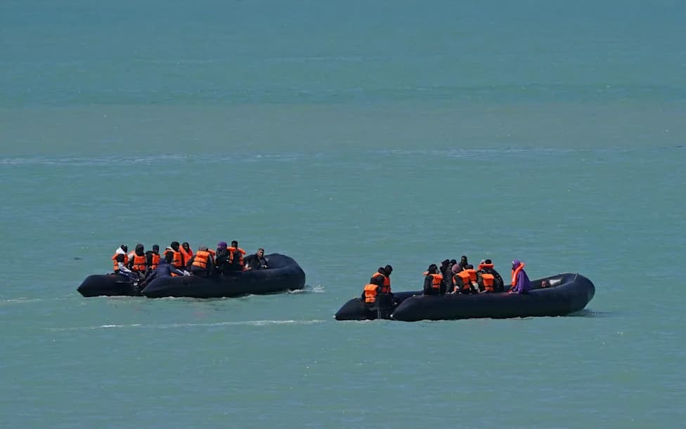 Video: Migrants Attack French Police During Dinghy Interception As Channel Patrols Intensify