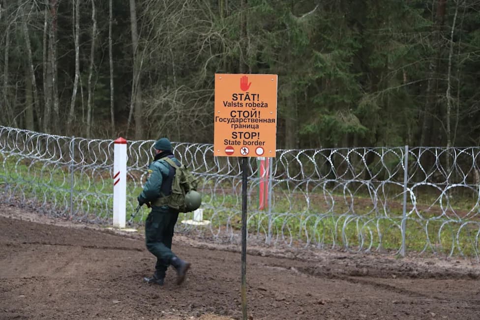 New Moss-Covered Tunnel Found Under Latvia's Border Fence After 28 Migrants Detained