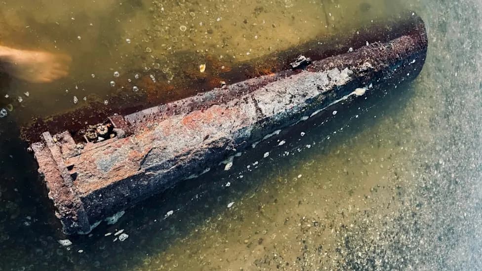 Huge 1,500‑lb WWII Naval Mine Dug From Danube Near Virt, Slovakia — Safely Detonated