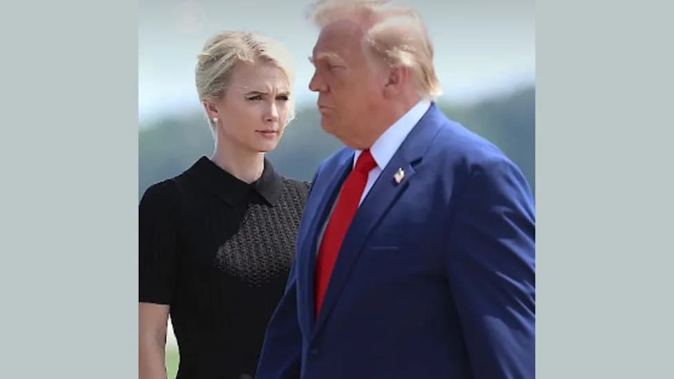 Natalie Harp Travels With Trump After Personal Letters Attributed to Her Surface