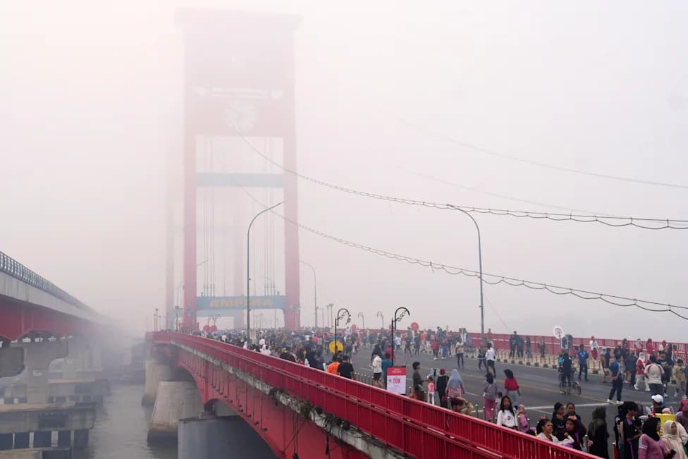Indonesia Arrests 72 Suspects Over Massive Forest and Peatland Fires as Haze Chokes Region