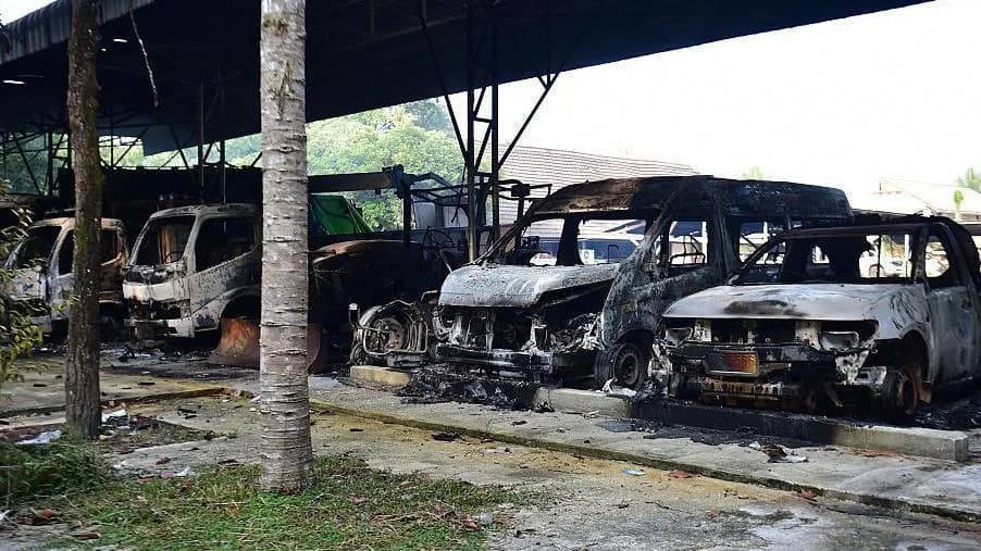 Over 50 Coordinated Arson Attacks Ignite Southern Thailand Overnight