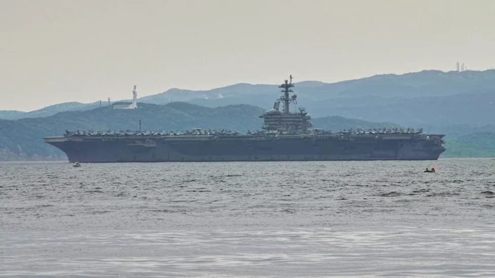 USS Abraham Lincoln Heads Home After Nearly Nine-Month Middle East Deployment as USS George Washington Arrives