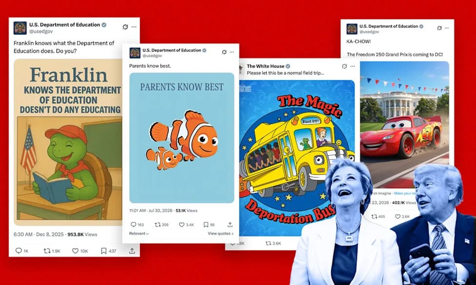 From Nemo to Super Mario: Education Department’s Use of Famous Characters Sparks Legal and Political Backlash