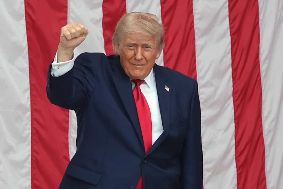 Trump Declares 'Mission Accomplished' After U.S.-Israeli Strikes on Iran — Photo Sparks Debate