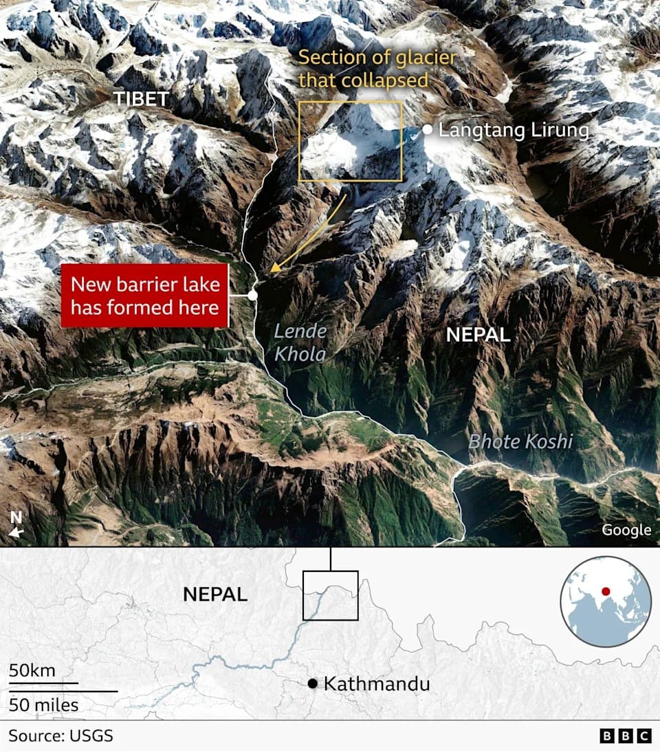 Deadly Nepal–Tibet Flash Floods After Glacier Collapse: Hundreds Dead, Thousands Missing