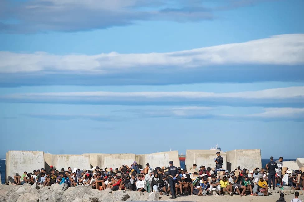 Spain Asks Frontex For Urgent Help After Tens Of Thousands Cross Into Ceuta