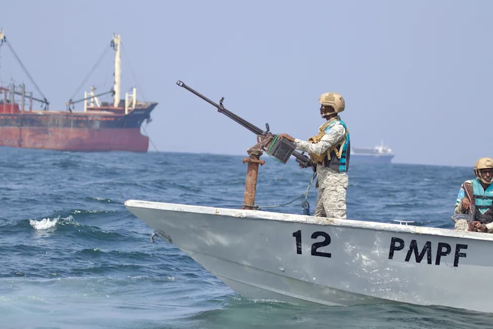 Turkey and Somalia Forces Free Hijacked Cargo Ship MV Latuf; Somali Ministry Says 14 Pirates Killed