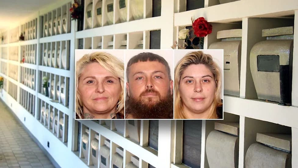 Three Arrested in Cross-Country Mausoleum Theft Ring Targeting Cremation Niches