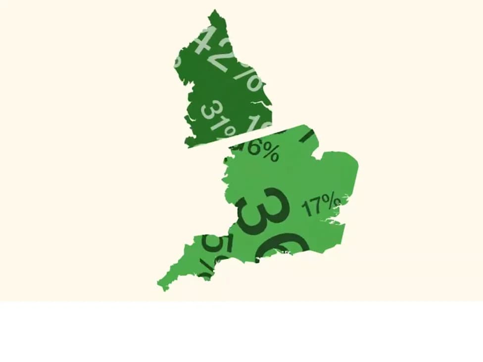 The Grim Numbers Splitting England: Why the North Lags Behind the South