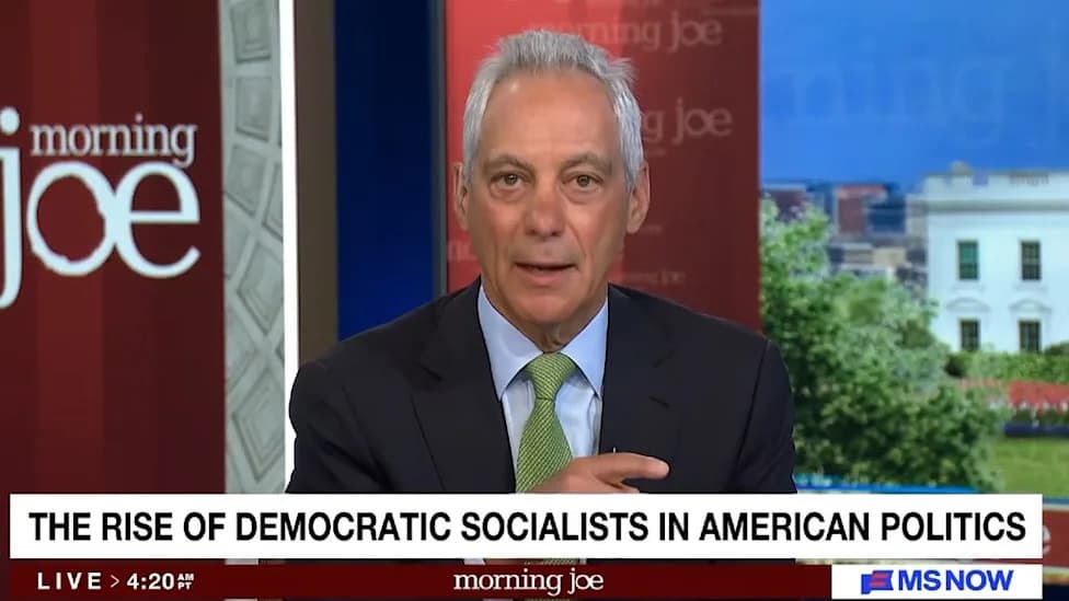 Rahm Emanuel: Democrats 'Not Open' to Socialist Takeover, Urges Red-to-Blue Focus