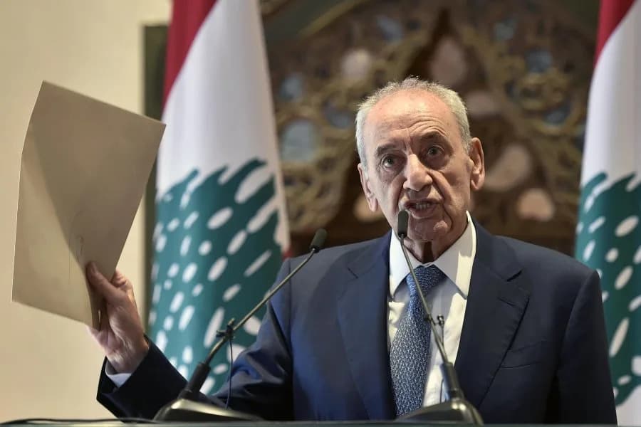 Lebanon Speaker Warns Of 'Existential Risks,' Accuses Israel Of Seeking Sectarian Strife