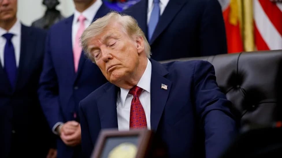Trump Appears to Nod Off as RFK Jr. Praises Him at White House Drug-Price Event