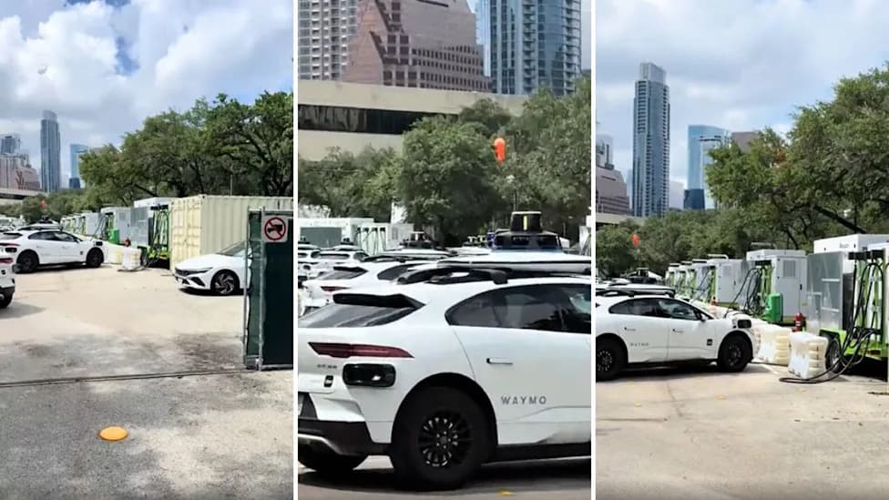 Waymo Robotaxis in Austin Charged by Trailer-Mounted Gas Generators, Prompting Noise and Pollution Concerns