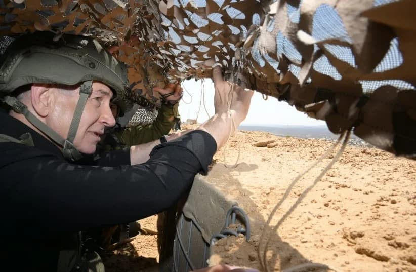 Netanyahu Visits Gaza Outpost, Vows Continued Push To Disarm Hamas After Senior Capture