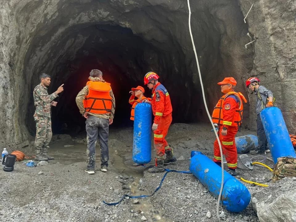 Hope and Hurry: Engineer Says Nepal Tunnel Workers May Still Be Alive as Rescuers Race Against Time