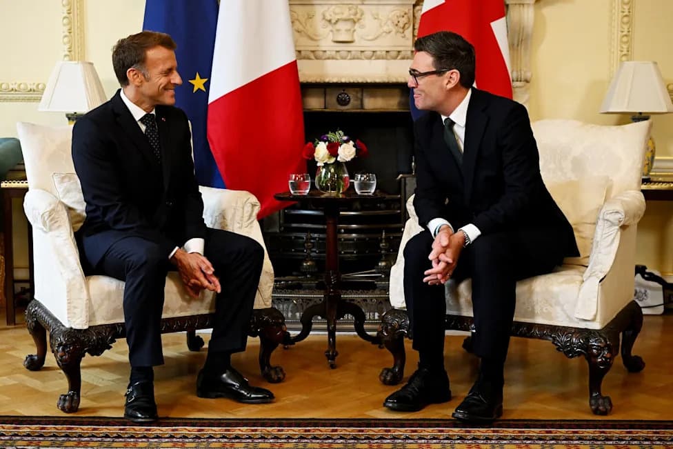 Burnham Welcomes Macron to Downing Street — Pledges Joint Action on Small Boats and Stronger UK‑France Ties