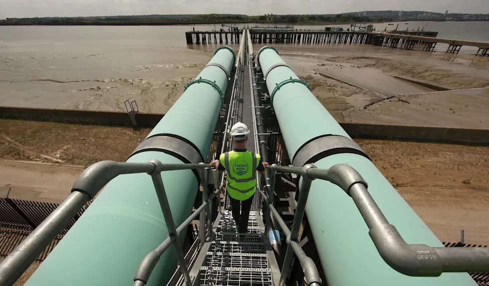 London's Emergency Desalination Plant Offline as Thames Falls to Critical Lows