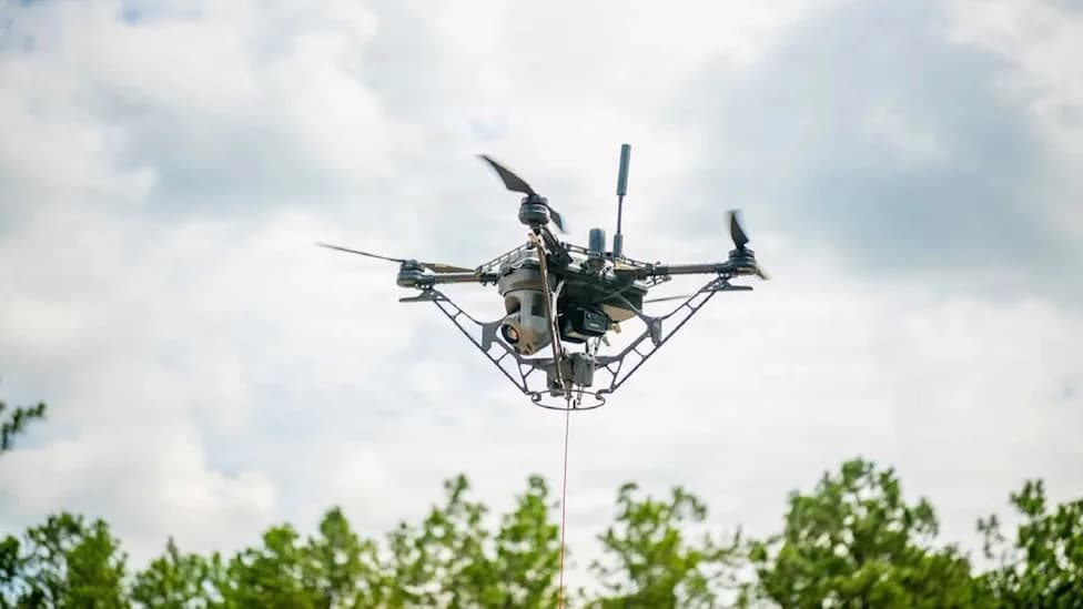 US Army Tests Tethered Drone That Can Resist Jamming and Stay Aloft for Up to 50 Hours