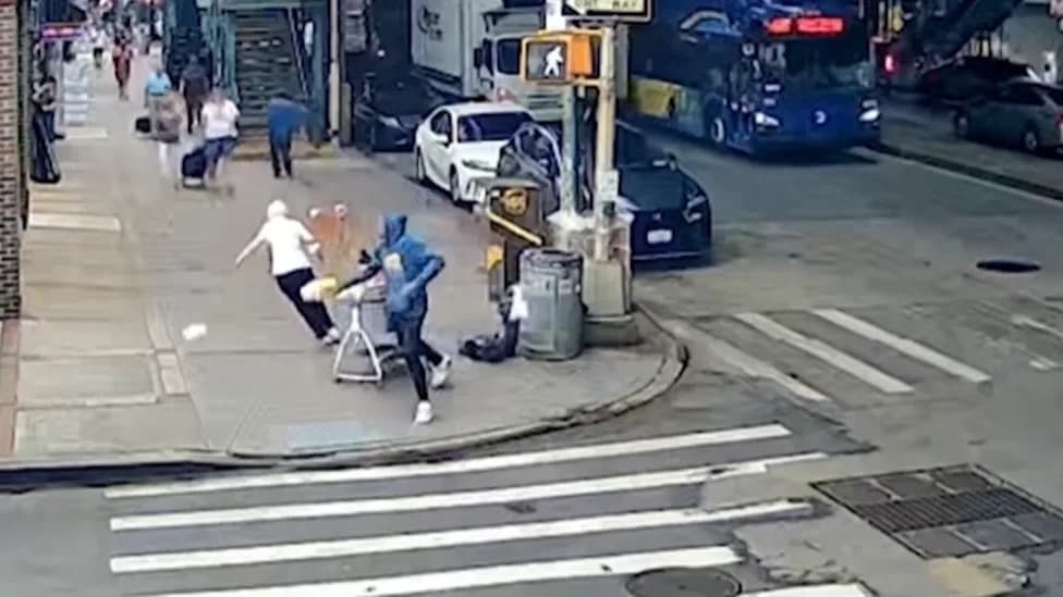 90-Year-Old Woman Knocked Down After Man Hurls Trash-Filled Baby Crib on Brighton Beach Sidewalk