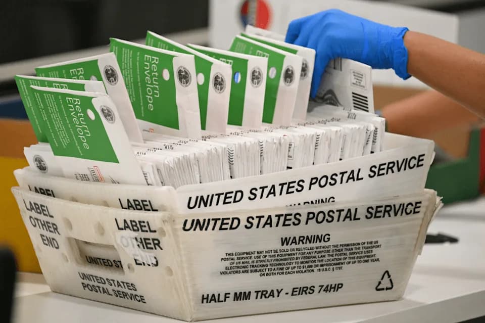 Map Shows Which States Would Be Most Disrupted by New USPS Mail‑Ballot Rules