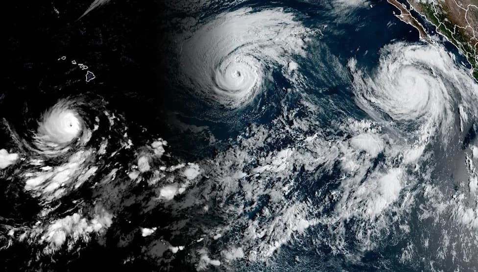 Three Pacific Hurricanes Highlight the Strength of a Potential Record-Breaking El Niño