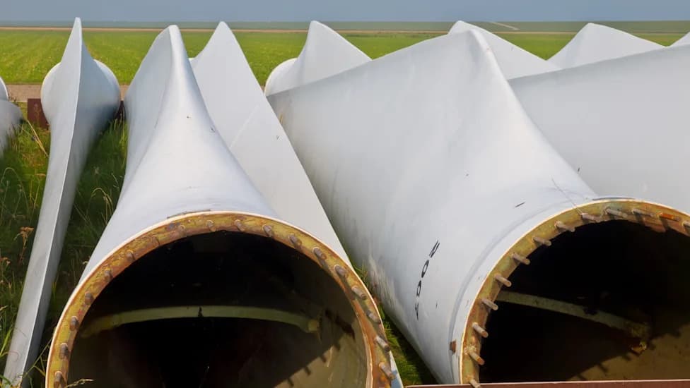 Denmark Turns a Retired Wind Turbine Blade Into a Striking Bike Shelter — And Highlights a Growing Recycling Challenge