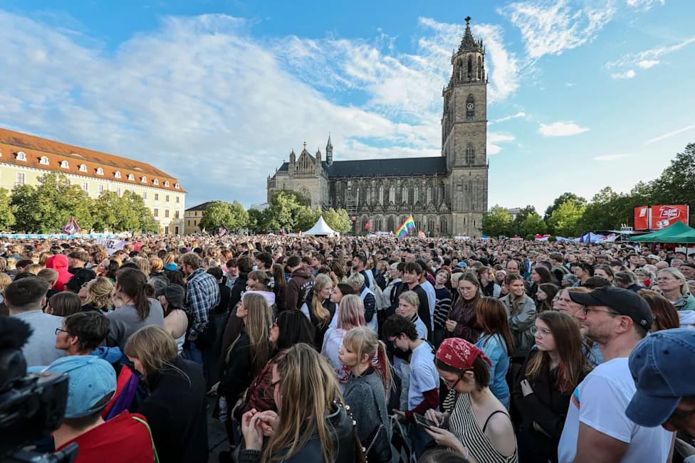 Thousands Rally in Magdeburg to Defend Democracy Ahead of Pivotal Saxony-Anhalt Vote