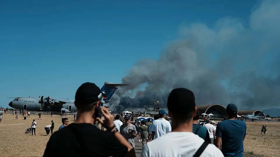 F-4 Phantom Crashes at Tanagra Air Show — Two Pilots Killed as Thousands Watch