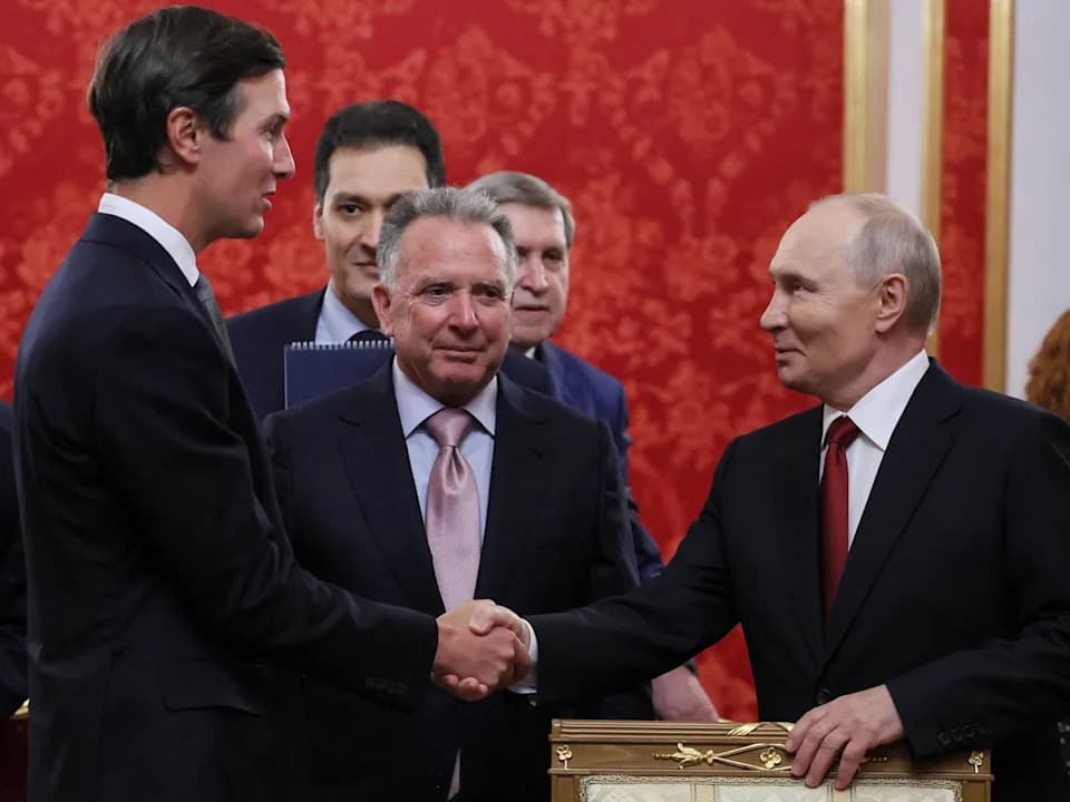 Witkoff and Kushner Meet Putin in Moscow; U.S. Says Peace Plans Will Be Announced "In The Coming Weeks"