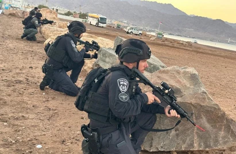 IDF and Police Conduct Large-Scale Readiness Drills Near Eilat to Simulate Oct. 7-Style Attacks