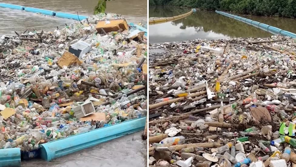 Panama Video Shows Interceptor 024 Hauling a Mountain of River Plastic Before It Reaches the Sea