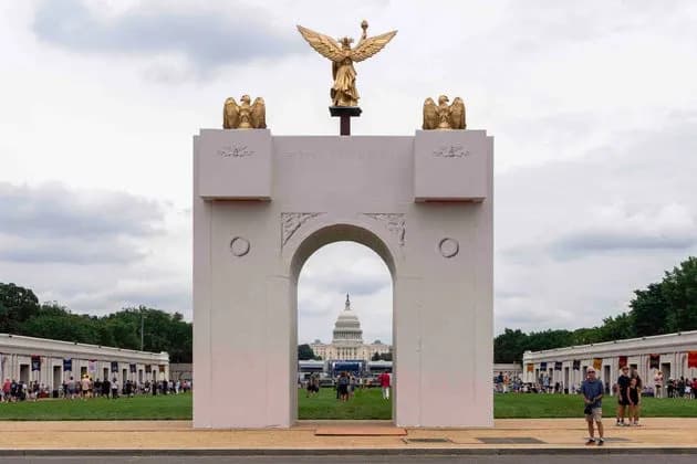 Veterans and Landscape Experts Rally to Block Trump's Proposed 250-Foot 'Monumental Arch' Near Arlington