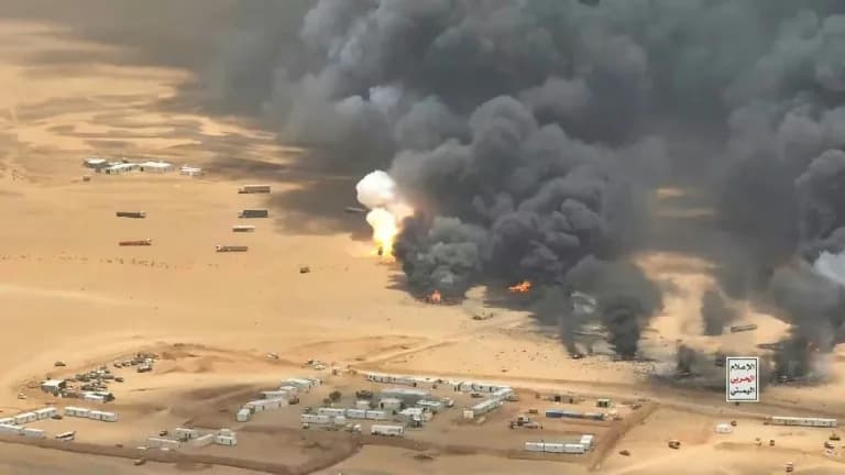 Houthis Say Saudi Forces Retaliated After Strikes Set Oil Sites Ablaze, Renewing Deadly Clashes