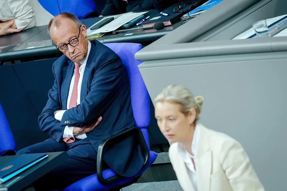 Merz vs. Weidel: Bundestag Showdown After AfD's Big Win in Saxony-Anhalt