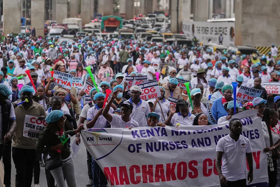 Kenyan Nurses End 43-Day Strike After Return-to-Work Deal; 45 Days to Finalize 2017 Pay Pact