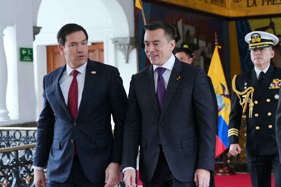 US Pledges $45M in Security Aid and Naval Vessels to Ecuador as Rubio Hails Tough Partnership