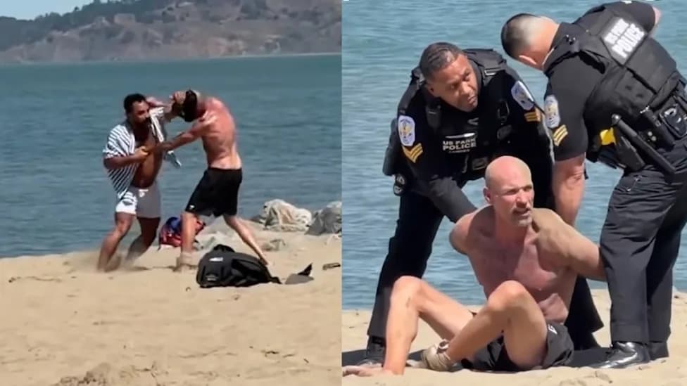 Shirtless Attacker Tries to Punch Dog Walker — Marine Veteran and Martial Arts Instructor Subdues Him at Crissy Field