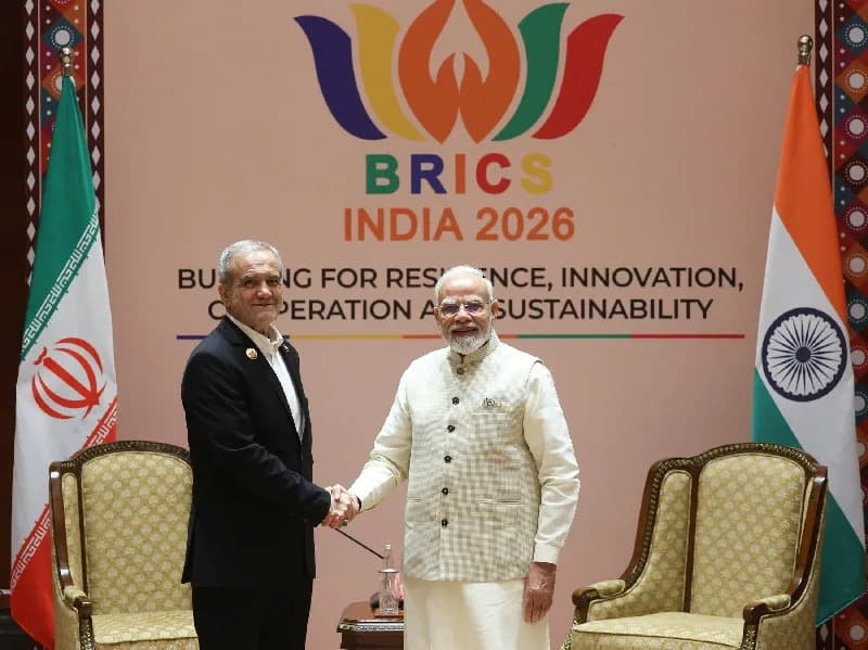 Modi Urges Protection of Sea Lanes and Seafarers in Meeting With Iran’s President Ahead of BRICS