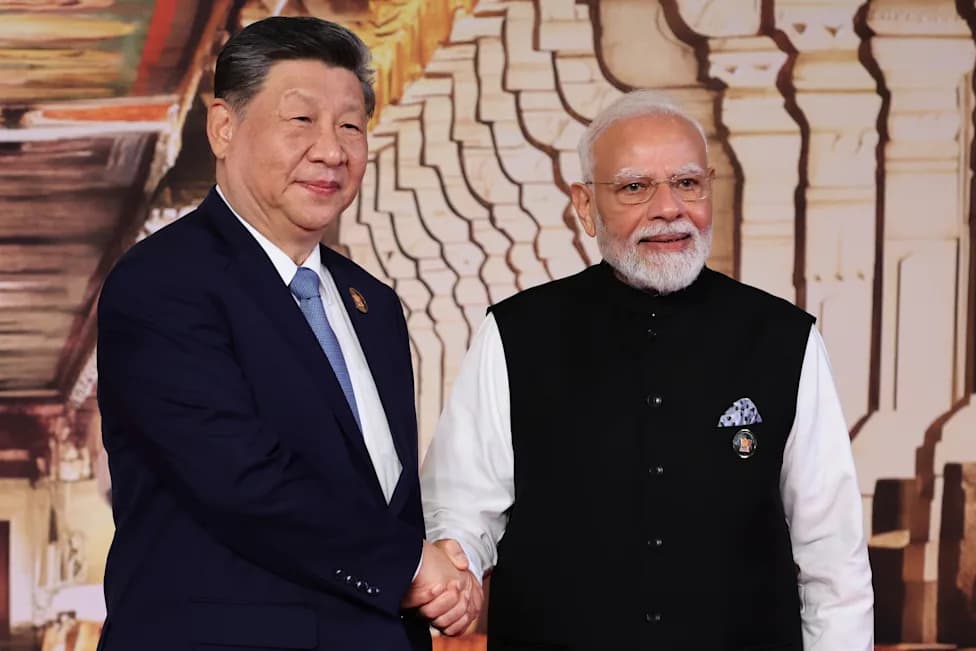 Modi and Xi Meet on BRICS Sidelines in Effort to Reset India‑China Ties