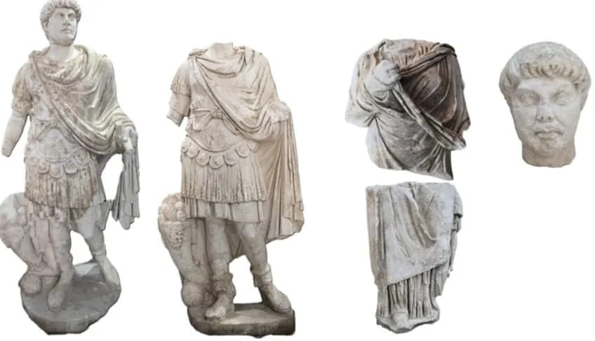 Rare 2,000‑Year‑Old Statues of Emperor Hadrian and Empress Sabina Restored at Ancient Kibyra Gate