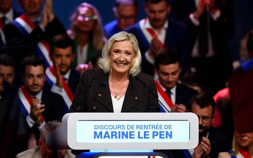 Le Pen Vows 'National Priority' for French Citizens as She Launches 2027 Bid